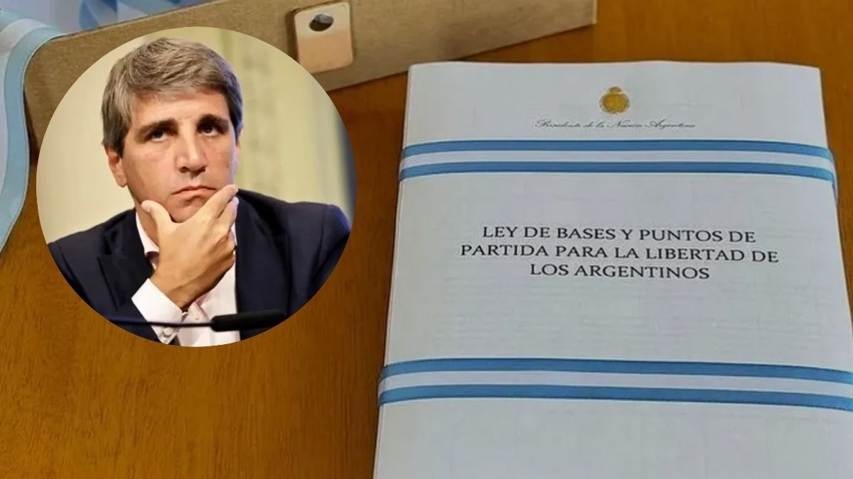 El ministro de Economía