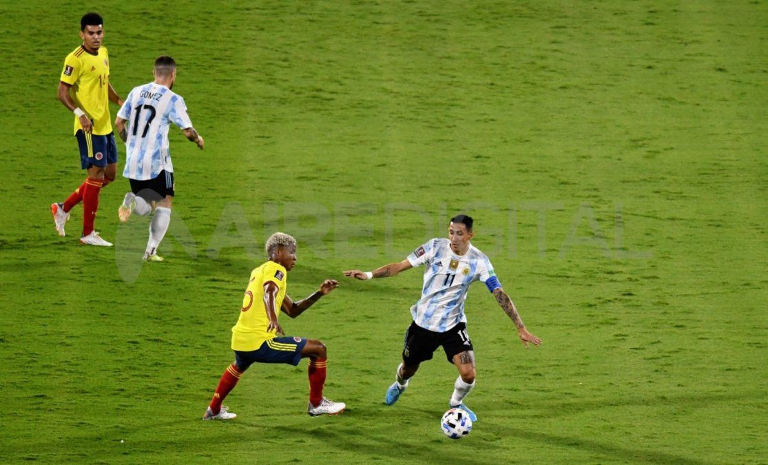 Ángel Di María tuvo una actuación sobresaliente y fue la gran figura de la Selección Argentina.