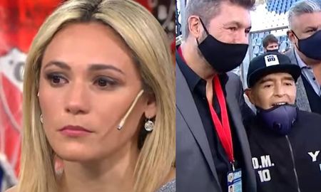Rocío Oliva se angustió con las imágenes del Diego. Rocío Oliva se angustió con las imágenes del Diego.