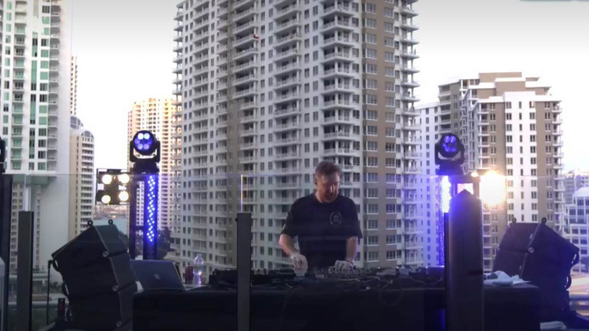 El DJ icónico del electro dará un concierto a beneficio por el coronavirus