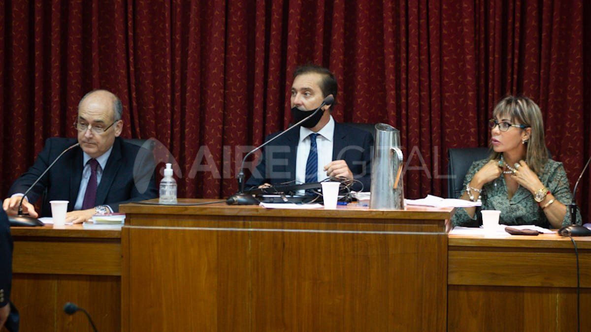 Pablo Busaniche, Gustavo Urdiales y Susana Luna, el tribunal del juicio por el femicidio de Florencia