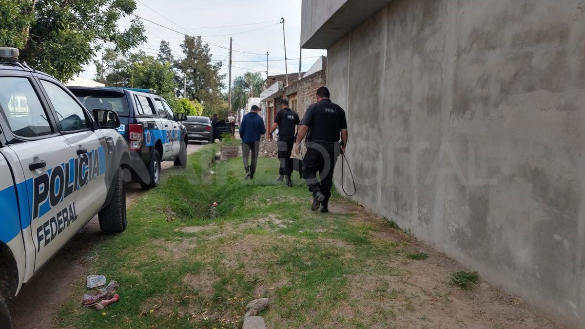 En uno de los allanamientos los investigadores utilizaron