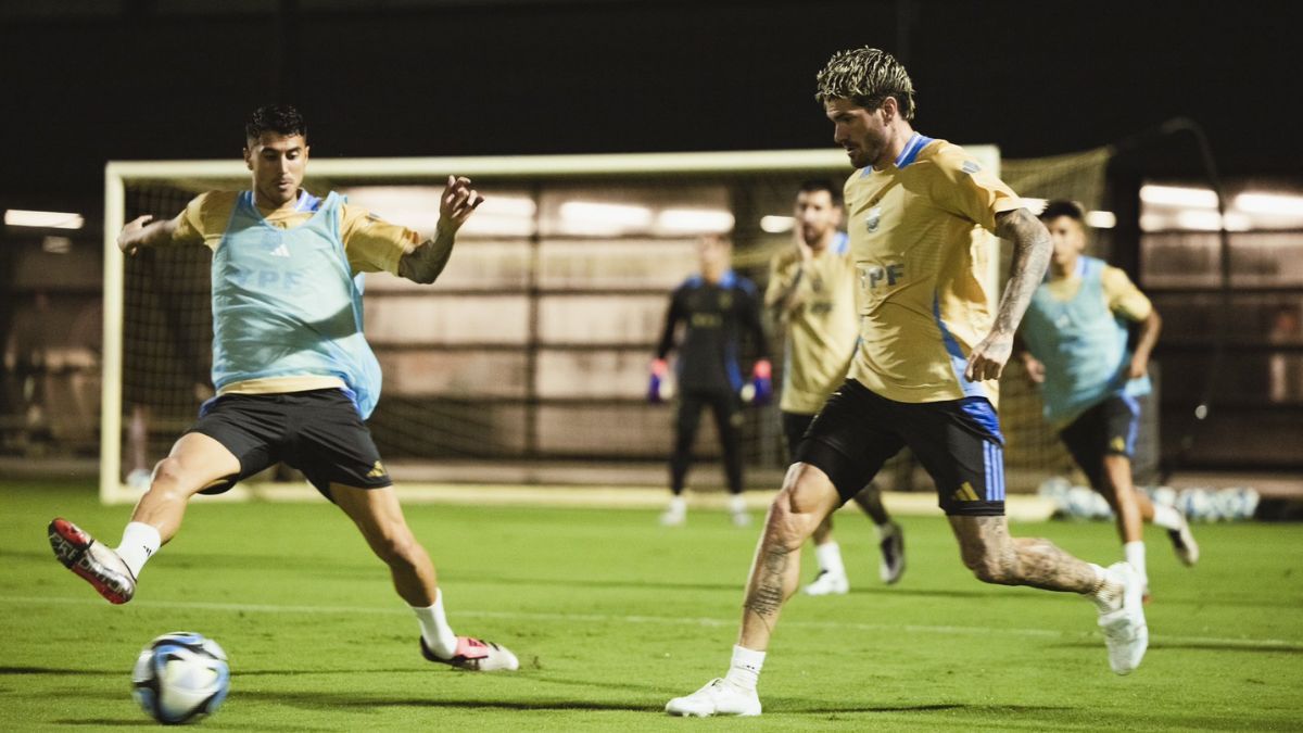 La Selección Argentina se entrenó en Miami con la vuelta de Lionel Messi La Selección Argentina se entrenó en Miami con la vuelta de Lionel Messi
