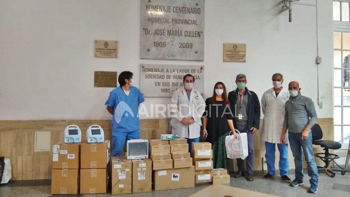 El Hospital Cullen recibió donaciones de la Fundación Leo Messi