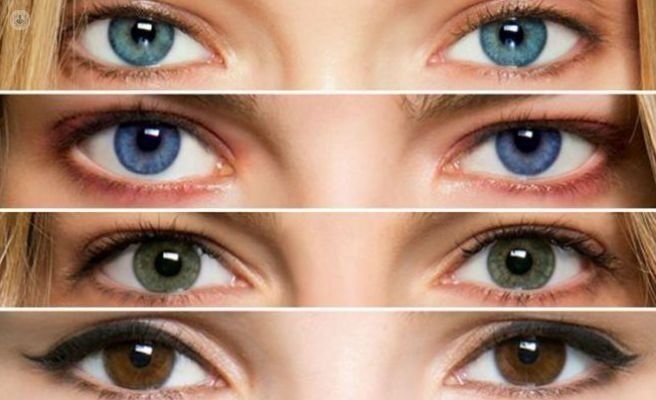 ¿Qué determina el color de los ojos?