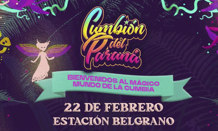 El evento Cumbión del Paraná se realiza el 22 de febrero en Santa Fe. El evento Cumbión del Paraná se realiza el 22 de febrero en Santa Fe.