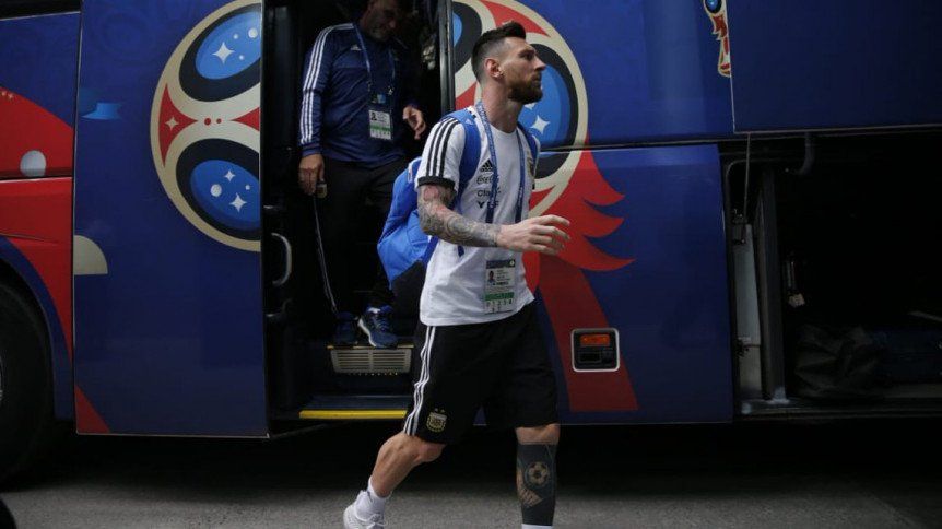 Así llegó la Selección al estadio para enfrentar a Francia