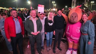 Una multitud disfrutó de la 10° Fiesta de la Confraternidad Departamental en Ceres