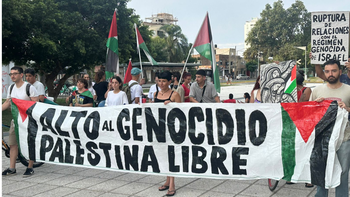Santa Fe se vuelve a movilizar por Palestina.