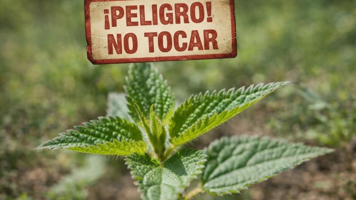 Las ortigas pueden provocar irritación en la piel con solo rozarlas
