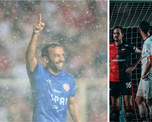 Lucas Gamba y Nicolás Leguizamón marcaron sus primeros goles en Unión y Colón. Lucas Gamba y Nicolás Leguizamón marcaron sus primeros goles en Unión y Colón.