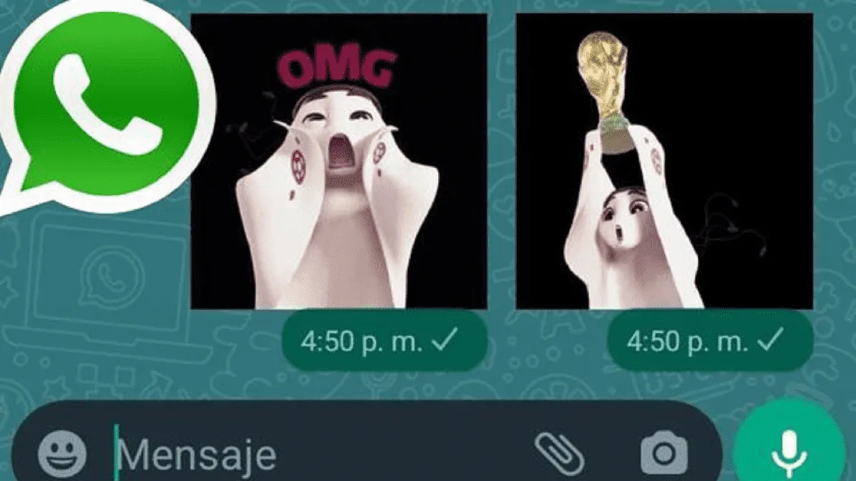 Stickers del Mundial de Qatar 2022 en WhatsApp.