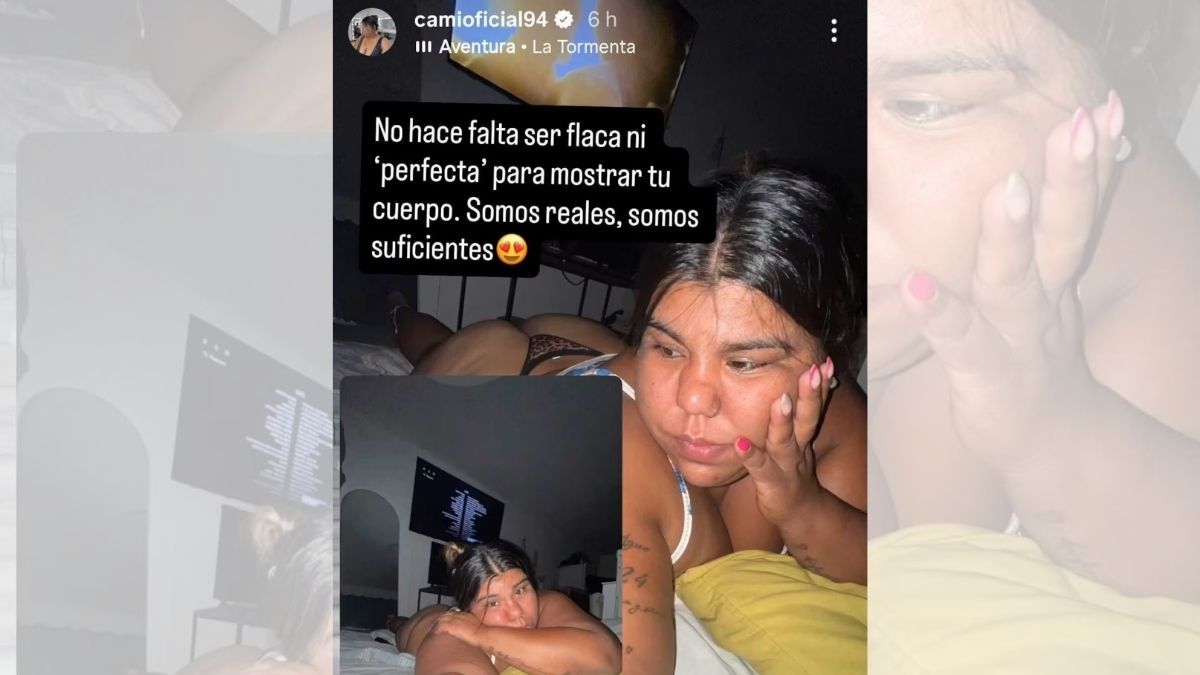Camilota decidió enfrentar los comentarios negativos sobre su físico con un mensaje de aceptación personal. Camilota decidió enfrentar los comentarios negativos sobre su físico con un mensaje de aceptación personal.