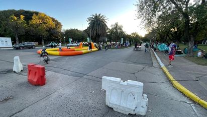 La calle recreativa volvió al Parque Garay: se realizaron actividades para grandes y chicos