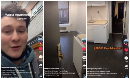 El peor departamento: no tiene baño y lo mostró un agente inmobiliario por redes