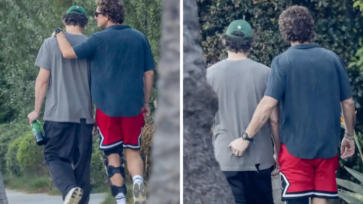 Pedro Pascal y Rafael Olarra juntos.