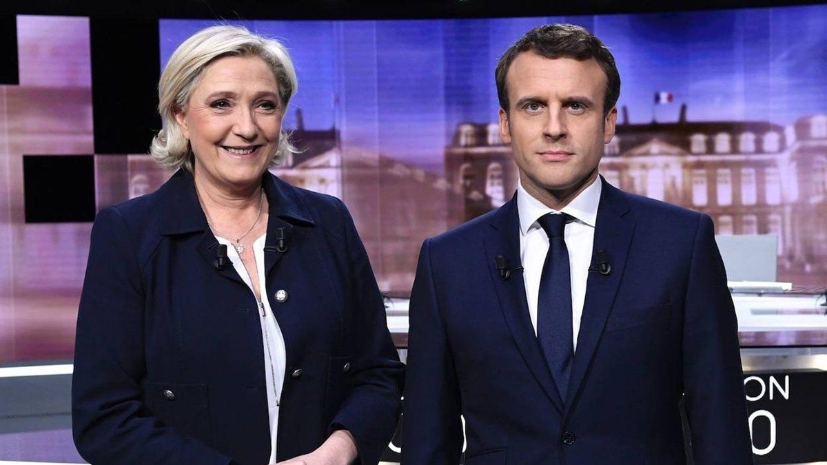 El presidente y candidato liberal Emmanuel Macron y la referente de la ultraderecha Marine Le Pen protagonizarán mañana un crucial debate televisivo a cinco días del balotaje en Francia.