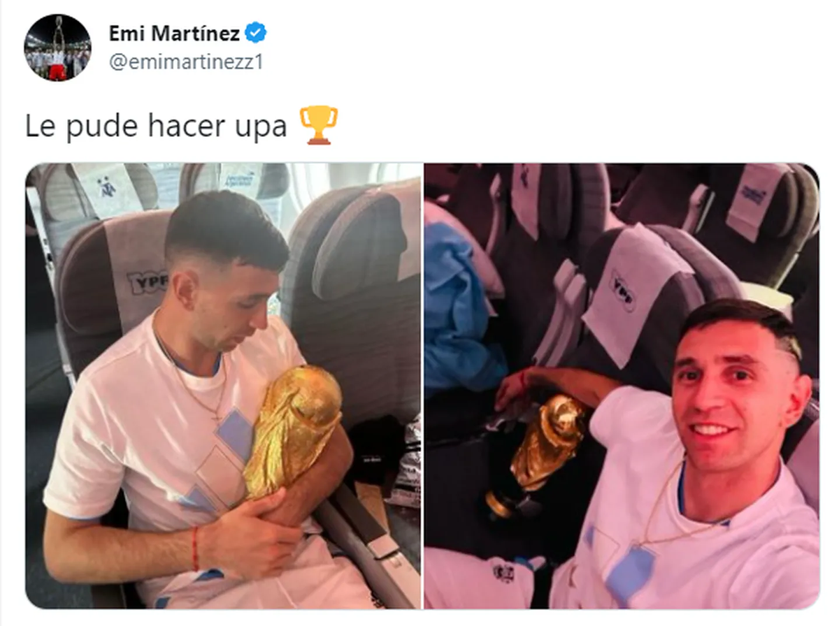 Dibu Martínez "le pudo hacer upa" a la Copa del Mundo.
