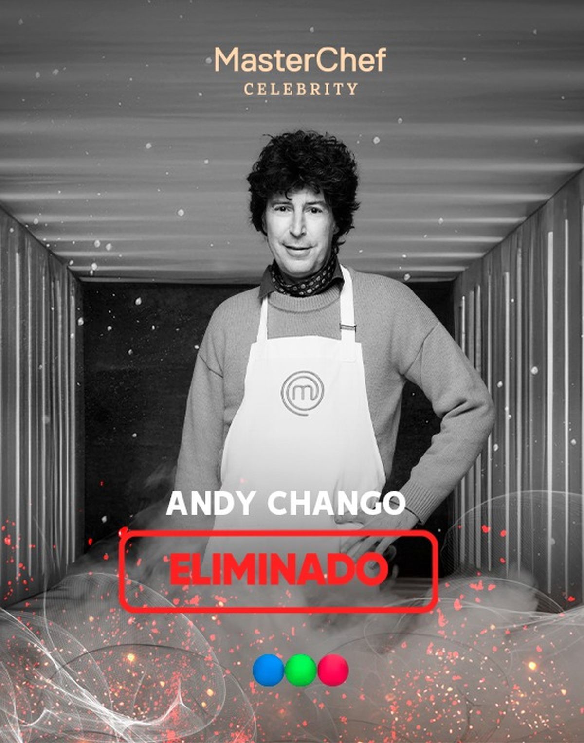 Andy Chango se quedó en el camino: no será parte de la final de MasterChef Celebrity.