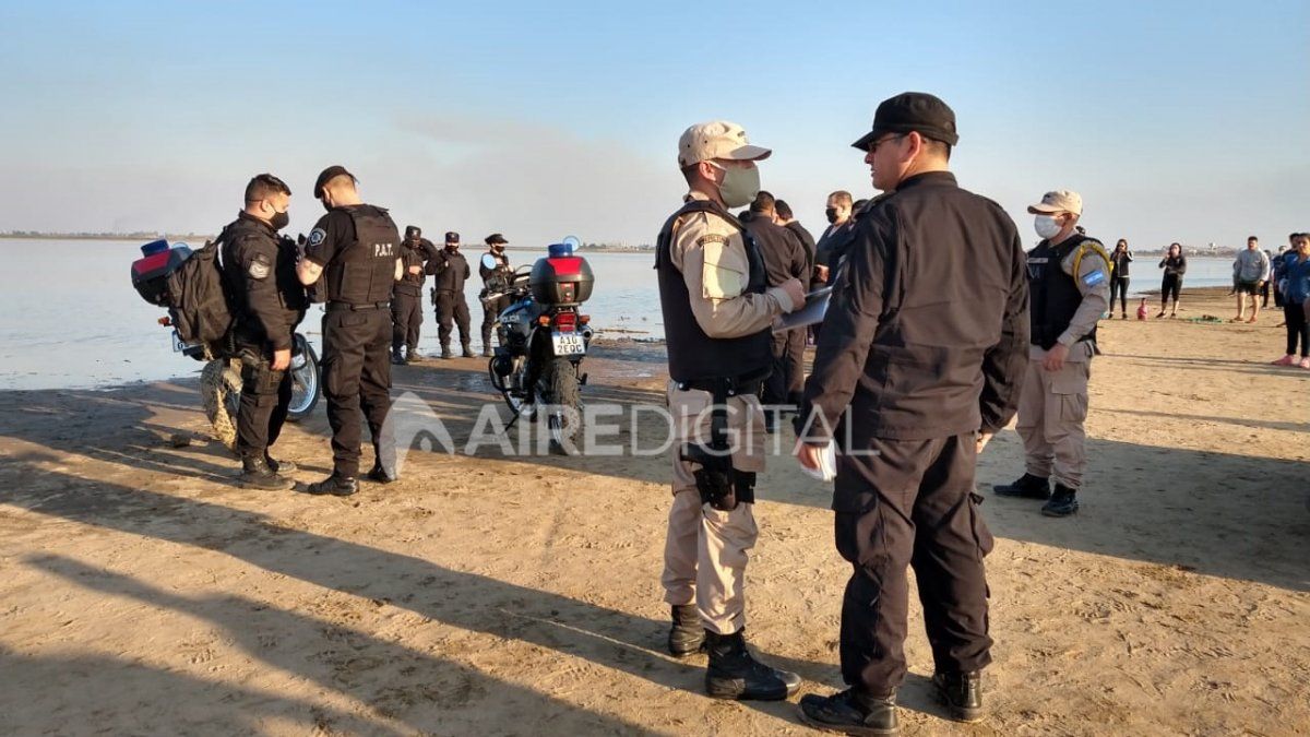 El incidente se registró en horas de la tarde a la altura del Espigón II, en un escenario ajeno a la pandemia y a las recomendaciones de los expertos.