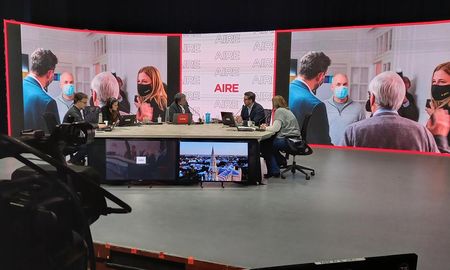 Los concejales del PRO Luciana Ceresola y Sebastián Mastropaolo en Ahora Vengo. Los concejales del PRO Luciana Ceresola y Sebastián Mastropaolo en Ahora Vengo.