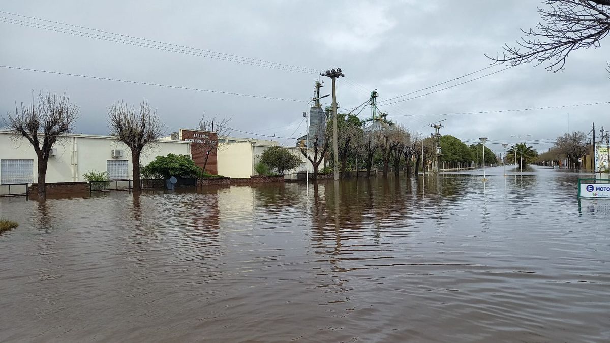 Localidades afectadas por las lluvias.
