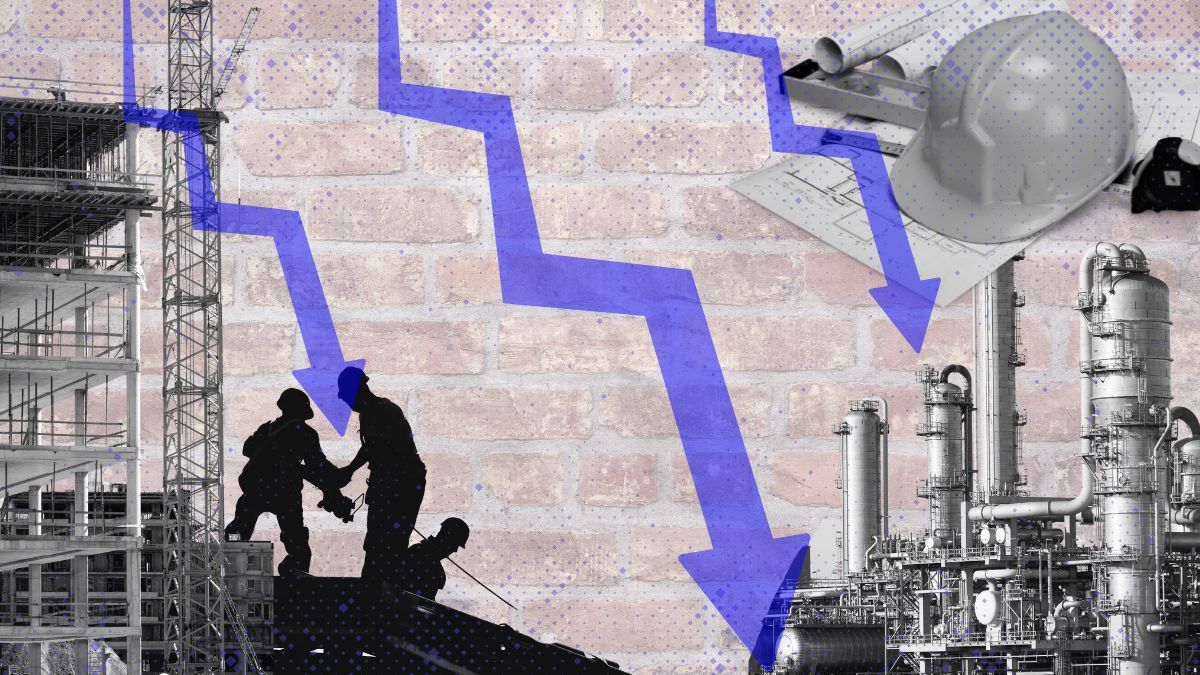 El deterioro de la industria y la construcción tiene impacto negativo sobre los niveles de empleo.