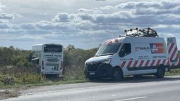 altText(Se liberó el tránsito en la Autopista Rosario - Santa Fe tras los trabajos por el accidente)}