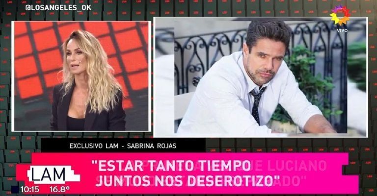 Sabrina Rojas habló de su separación con Luciano Castro en LAM.