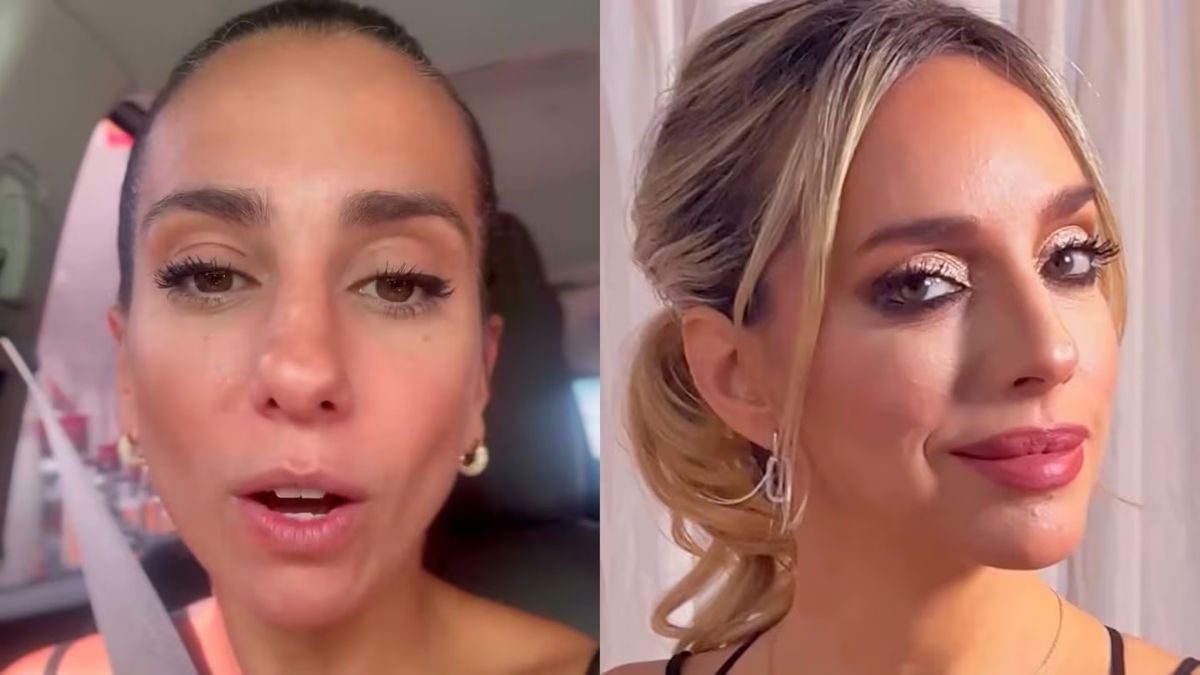 Tamara Pettinato amenazó con interrumpir la nota por sus diferencias con Cinthia Fernández.