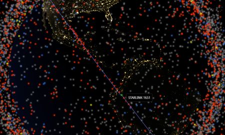 Lo que se vio en el cielo de Santa Fe este sábado a la noche fue una fila de satélites. Lo que se vio en el cielo de Santa Fe este sábado a la noche fue una fila de satélites.