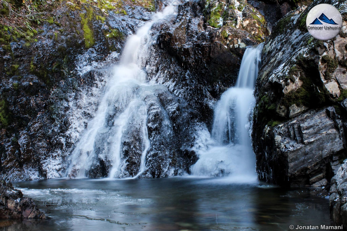 Cascada Haruwen de Ushuaia, Tierra del Fuego