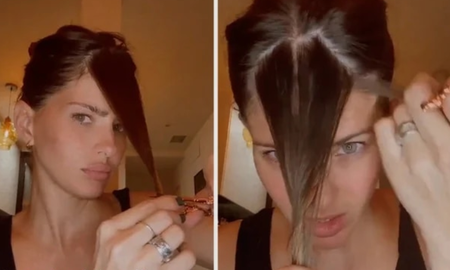 El tutorial de la China Suárez para cortarse el cabello El tutorial de la China Suárez para cortarse el cabello