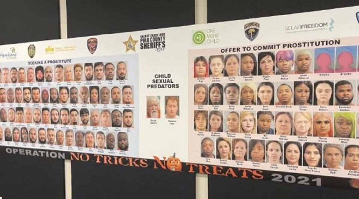 Cayeron dos abusadores de niños entre más de 100 detenidos por trata de personas en EEUU