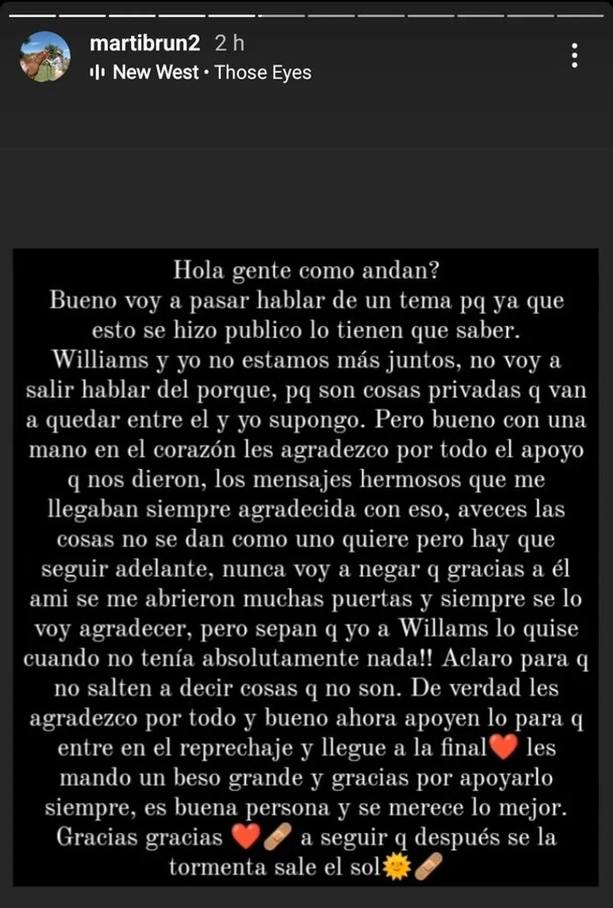 Martina Brun vía Instagram. Martina Brun vía Instagram.