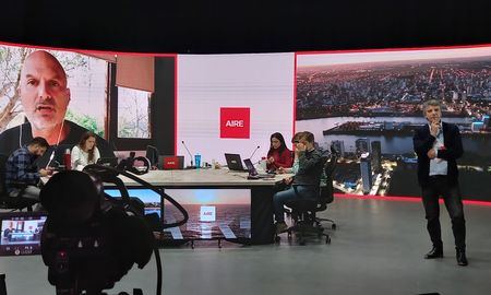 Andrés Repetto en Aire de Santa Fe este viernes. Andrés Repetto en Aire de Santa Fe este viernes.