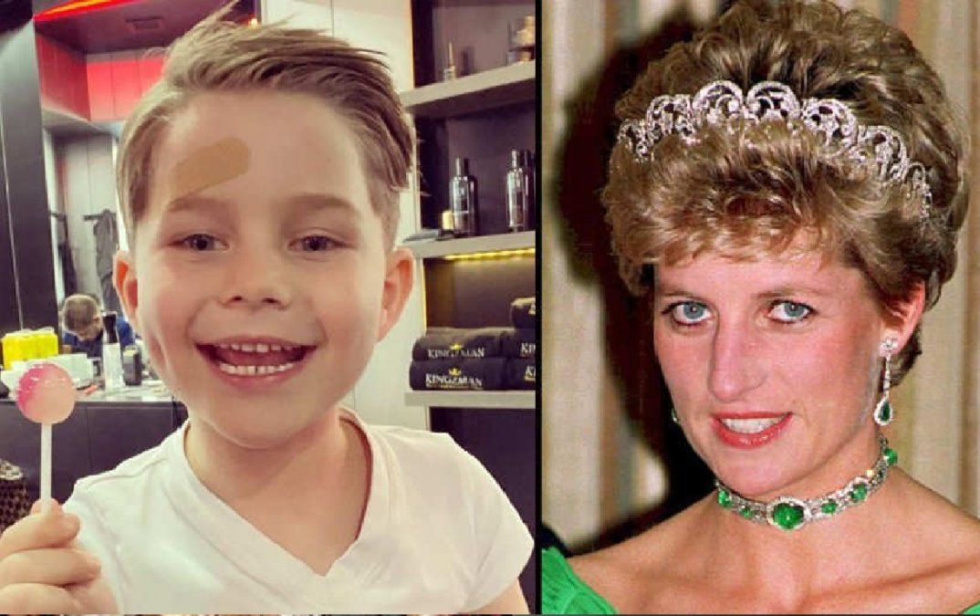 Aseguran que Lady Di reencarnó en un niño de cinco años
