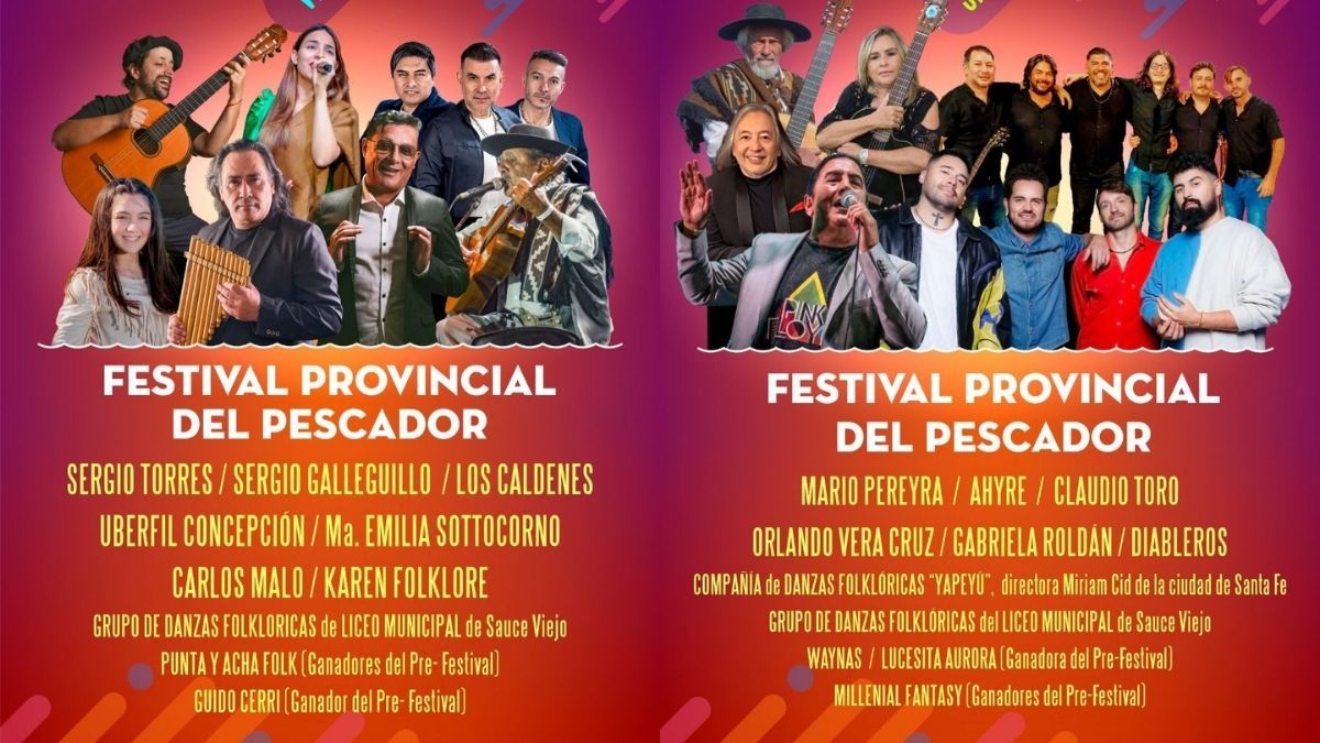 El Festival del Pescador en Sauce Viejo combina identidad local, m&uacute;sica y convocatoria masiva.