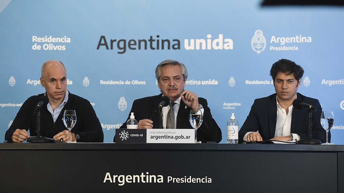 El presidente Alberto Fern&aacute;ndez