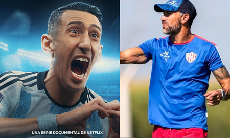 Andrés Emilio, productor de la serie de Ángel Di María, dio detalles de la entrevista al Kily González, en uno de los entrenamientos de Unión. Andrés Emilio, productor de la serie de Ángel Di María, dio detalles de la entrevista al Kily González, en uno de los entrenamientos de Unión.