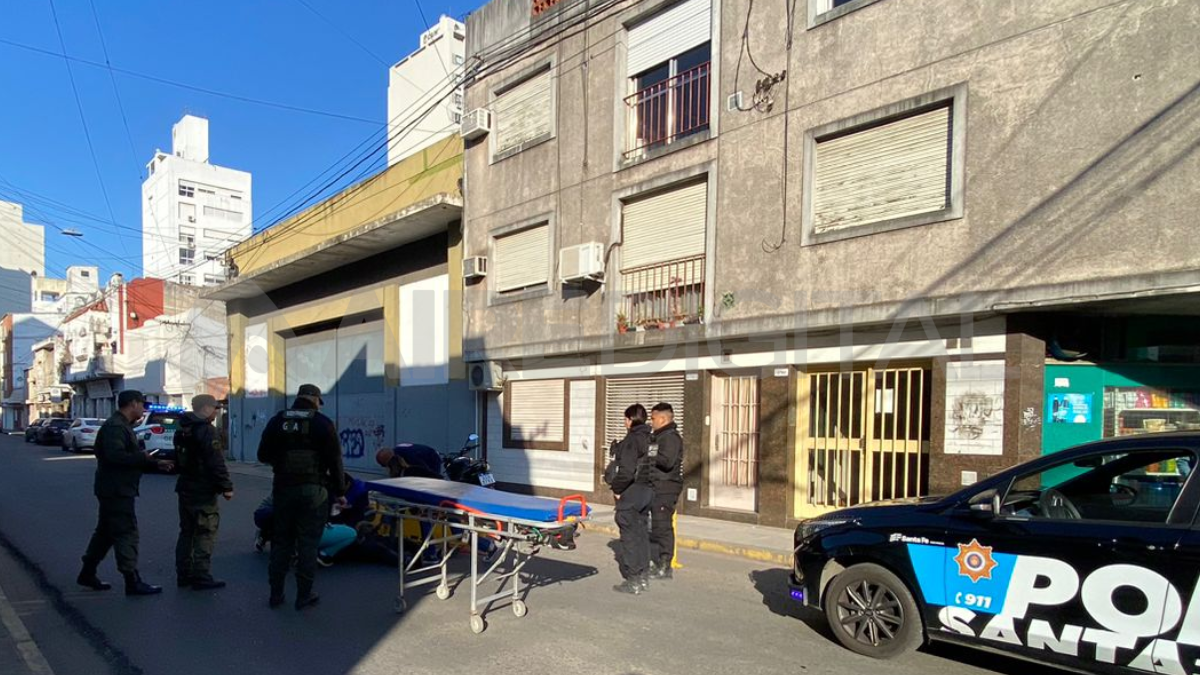 Accidente en Santa Fe: un automovilista se dio a la fuga.