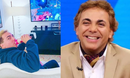 Cristian Castro publicó una foto tomando mamadera Cristian Castro publicó una foto tomando mamadera