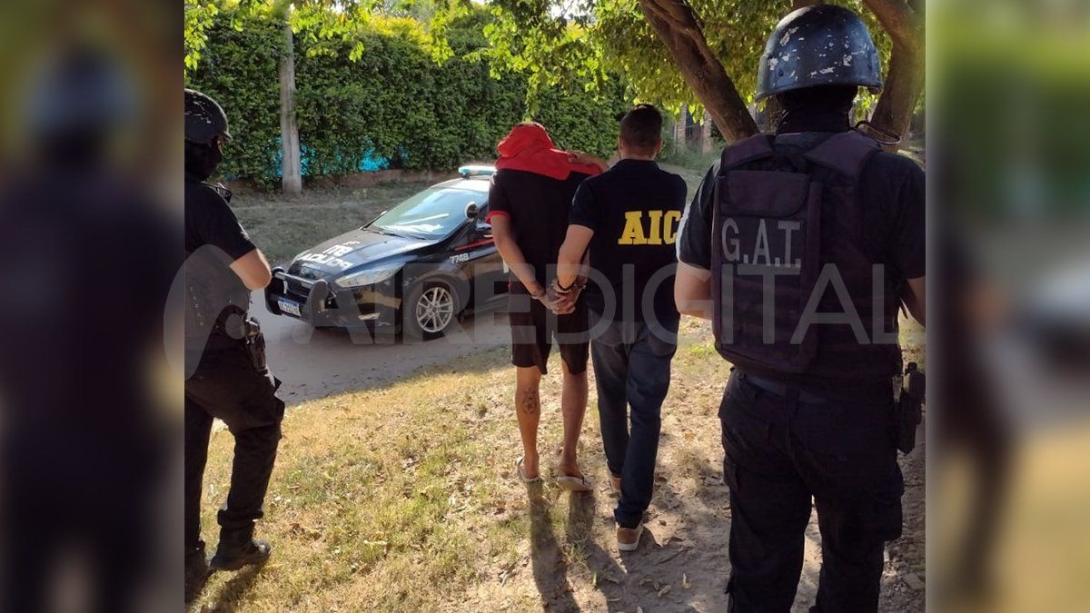 El imputado quedó a disposición de la Justicia provincial. 