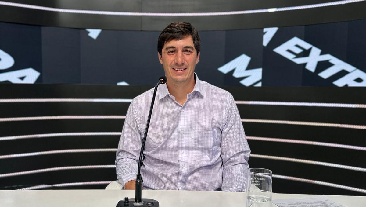 Nicolás Valente, titular de VAMA, en los estudios de AIRE. Nicolás Valente, titular de VAMA, en los estudios de AIRE.