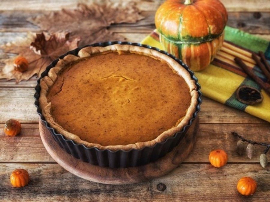 Tarta de calabaza y choclo.