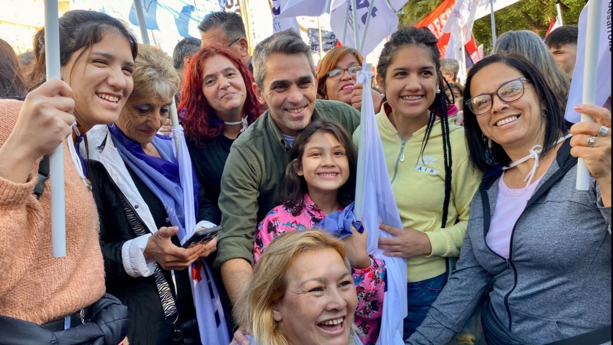 Juan José Saleme fue a acompañar al gobernador en su último discurso ante la Legislatura.