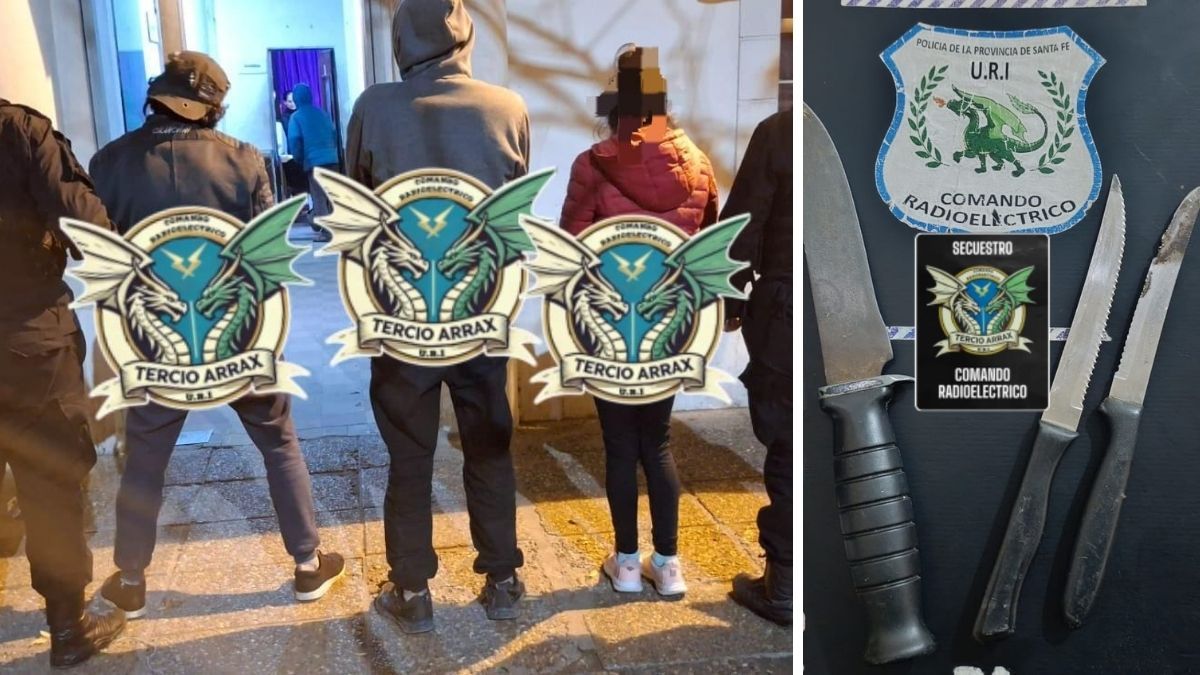 Las actuaciones policiales fueron derivadas a la Comisaría 8° de Santa Fe.