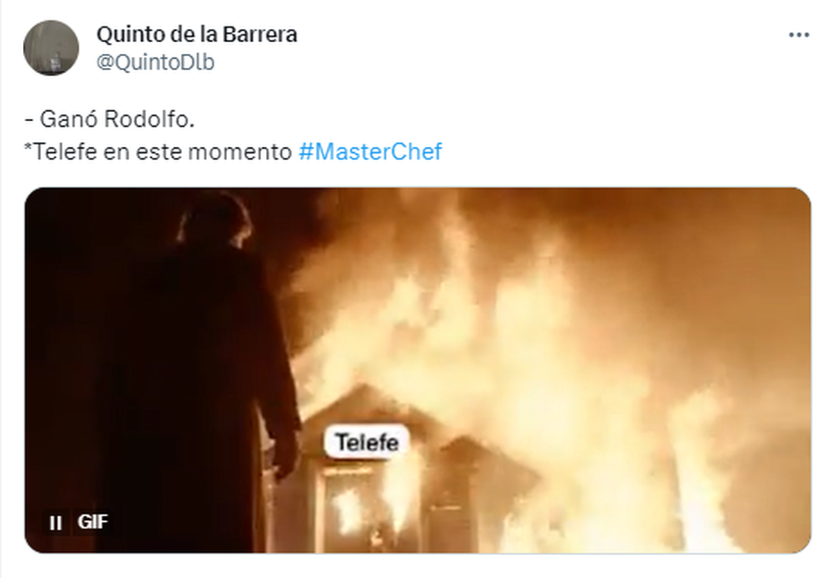 Rodolfo ganó MasterChef y las redes se llenaron de memes. Rodolfo ganó MasterChef y las redes se llenaron de memes.