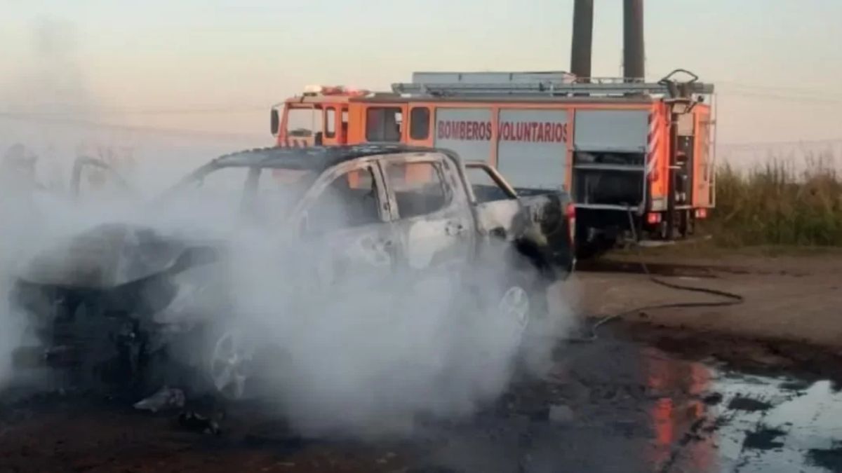El incendio ocurrió este lunes por la mañana en el sur de Santa Fe. Afortunadamente