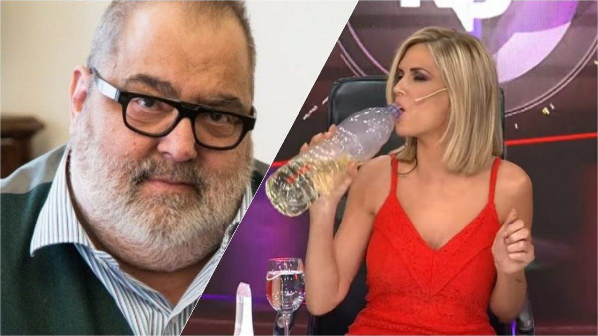 Jorge Lanata dur&iacute;simo con Viviana Canosa